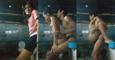 พี่กะน้อง แอบแซ่บ กันในห้องน้ำ