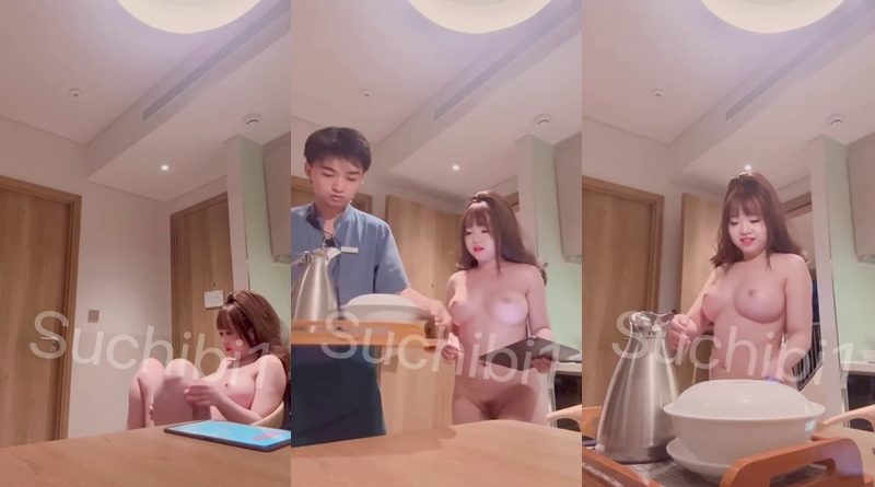 เบ็ดอยู่พนักงานโรงแรมมาเคาะ ก็โชวไปเลยสิ คนกำลังเงี่ยน